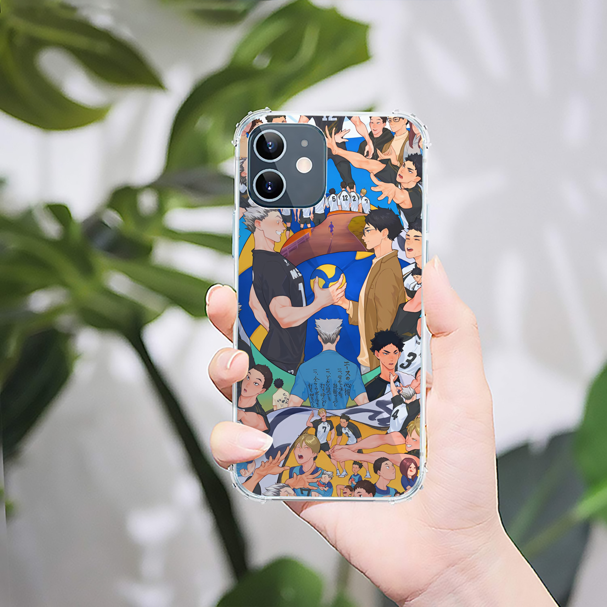 （画像用） ハイキュー!! Haikyu!! 【iPhone 12シリーズ対応】透明スマホケース（クリアソフトケース）